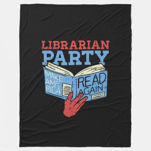 Bücher - Das librarian Party Book Lover Gift Fleecedecke (Vorderseite)