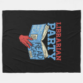 Bücher - Das librarian Party Book Lover Gift Fleecedecke (Vorderseite (Horizontal))