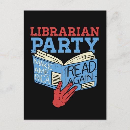 Bücher - Das librarian Party Book Lover Gift Postkarte (Vorderseite)
