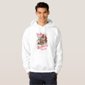 Bücher, Decken und heiße Schokolade Hoodie (Vorne ganz)