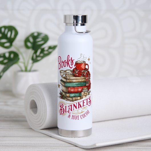 Bücher, Decken und heiße Schokolade Trinkflasche (Yoga (gedreht))