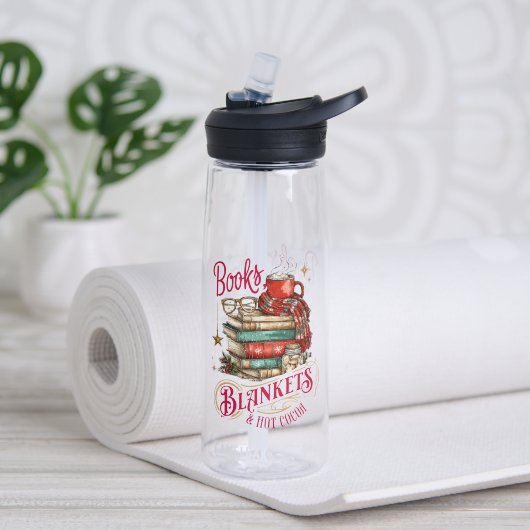 Bücher, Decken und heiße Schokolade Trinkflasche (Yoga (gedreht))