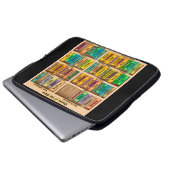 Bücher der Bibel Laptopschutzhülle (Vorne Knopf)