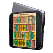Bücher der Bibel Laptopschutzhülle (Vorderseite Links)