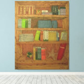 Bücher der Bibel Leinwanddruck (Insitu (Holzboden))