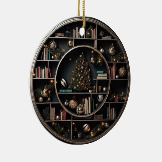 Bücher der Holiday Library Keramik Ornament (Rechts)