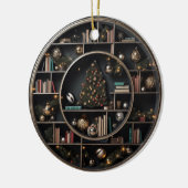 Bücher der Holiday Library Keramik Ornament (Links)