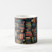 Bücher der virtuellen Bibliothek Kaffeetasse (Mittel)