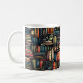 Bücher der virtuellen Bibliothek Kaffeetasse (Links)