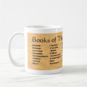 Bücher des Alten Testaments Kaffeetasse (Links)