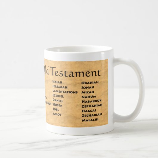 Bücher des Alten Testaments Kaffeetasse (Rechts)