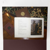 Bücher des letzten Jahrhunderts Dreifach Gefaltete Karte (Innen Erste Seite)