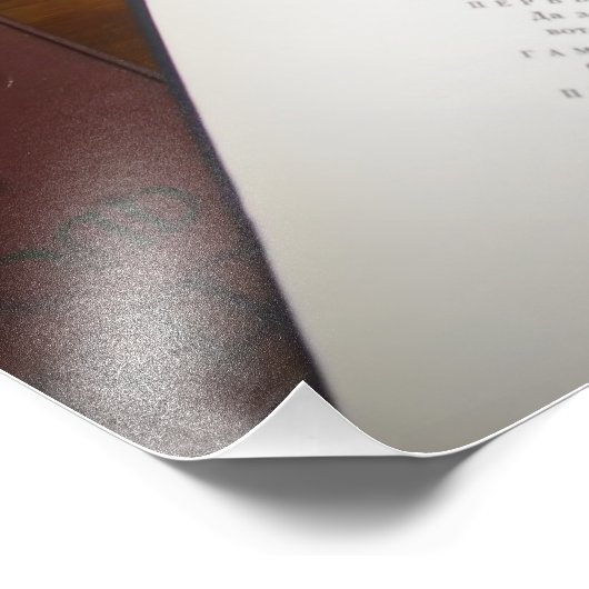 Bücher des letzten Jahrhunderts Fotodruck (Ecke)