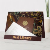 Bücher des letzten Jahrhunderts Karte (Vorderseite)