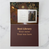 Bücher des letzten Jahrhunderts Karte (Innenseite)