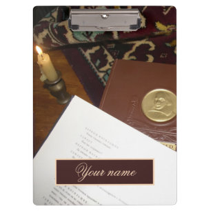 Bücher des letzten Jahrhunderts Klemmbrett