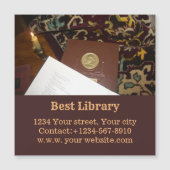 Bücher des letzten Jahrhunderts Magnetkarte (Vorderseite)