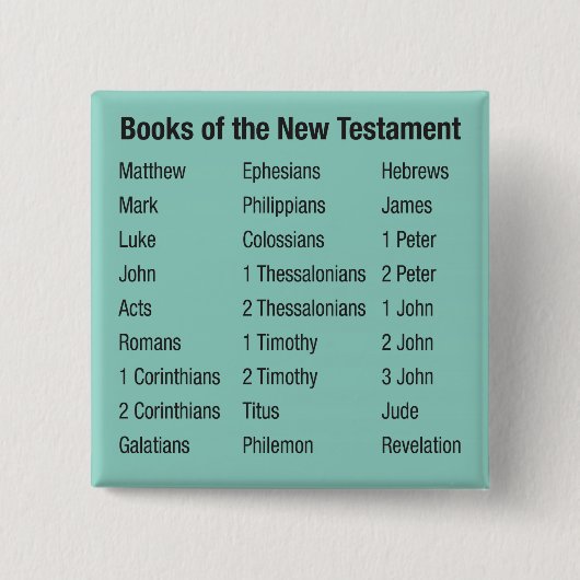 Bücher des neuen Testaments Button (Vorderseite)