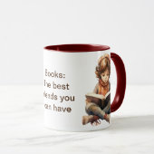 Bücher, die besten Freunde, die man Tasse haben ka (VorderseiteRechts)