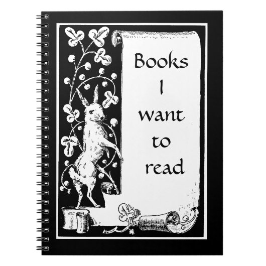 Bücher, die ich zum Lesen gewollt habe Notizblock (Vorderseite)