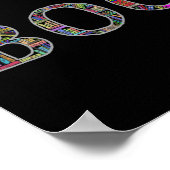 Bücher: Ein Design für Buchliebhaber Poster (Ecke)