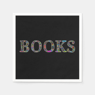 Bücher: Ein Design für Buchliebhaber Serviette