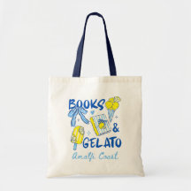 Bücher & Eis Amalfi-Küste Retro Italienliebhaber