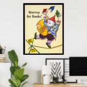 Bücher erhalten Vintage Fotos Alte ästhetische Bil Poster (Heimbüro)