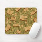 Bücher (Farbe 3) Mousepad (Mit Mouse)