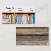 Bücher für alle Visitenkarten Visitenkarte (Vorne/Hinten)