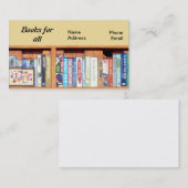 Bücher für alle Visitenkarten Visitenkarte (Vorne/Hinten)