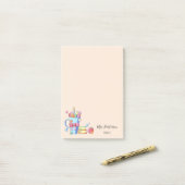 Bücher für Apple und Herz Lehrerhinweise Post-it Klebezettel (Auf Schreibtisch)