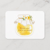 Bücher für Ba-Bee-Einladungskarte Begleitkarte (Rückseite)