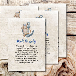 Bücher für Baby Ahoy Es ist ein Kinderthema Begleitkarte