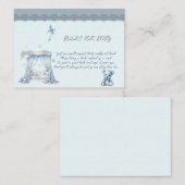 BÜCHER FÜR BABY-AUFSCHLUSSKARTE BEGLEITKARTE (Vorne/Hinten)