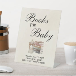 Bücher für Baby-Baby Baby Brauen Baby-Dusche Sockelschild