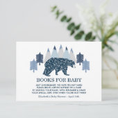 Bücher für Baby-Baby-Boy-Bekleidungskarte Einladung (Stehend Vorderseite)