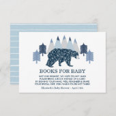 Bücher für Baby-Baby-Boy-Bekleidungskarte Einladung (Vorne/Hinten)