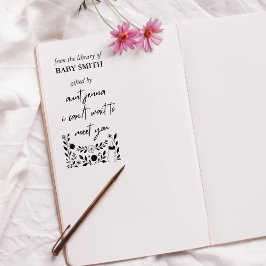 Bücher für Baby | Baby's First Library Keepake Permastempel