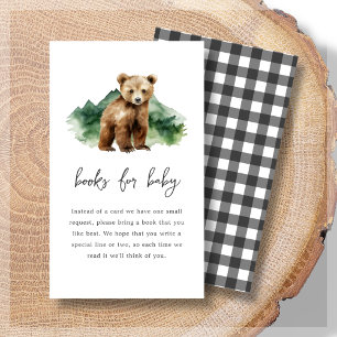 Bücher für Baby   Bear Cub Baby Dusche Begleitkarte