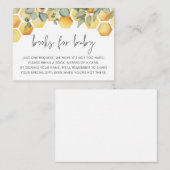 Bücher für Baby Bee Baby Duschvorrichtung Begleitkarte (Vorne/Hinten)