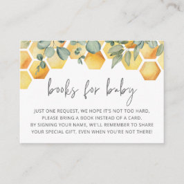 Bücher für Baby Bee Baby Duschvorrichtung Begleitkarte