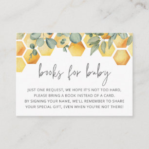 Bücher für Baby Bee Baby Duschvorrichtung Begleitkarte