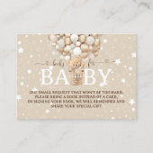 Bücher für Baby Befriedigung Babydusche Begleitkarte (Vorderseite)