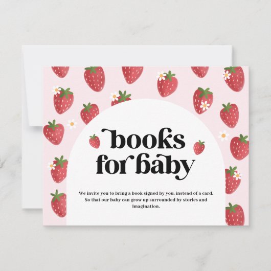 Bücher für Baby Berry Sweet Enclosure Card (Vorderseite)