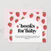 Bücher für Baby Berry Sweet Enclosure Card (Vorne/Hinten)
