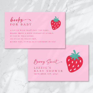 Bücher für Baby Berry Sweet Script Baby Dusche Begleitkarte