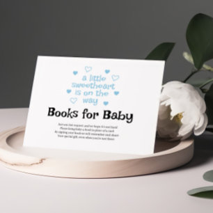 Bücher für Baby Blue Baby Shooting Card Begleitkarte