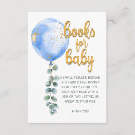 Bücher für Baby Blue Balloon Boy Baby Showcard Begleitkarte