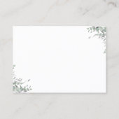 Bücher für Baby Blue Balloon Request Cards Visitenkarte (Rückseite)